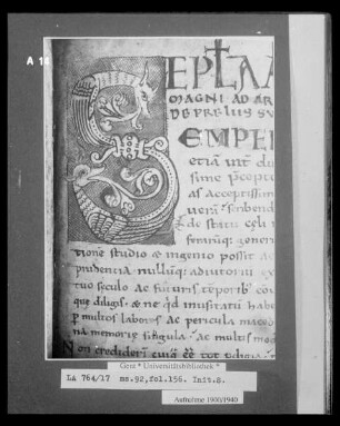 Liber Floridus Lamberti Canonici — Initiale S, Folio 156