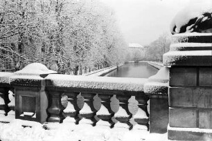 Berlin: Herkulesbrücke; Blick auf Landwehrkanal