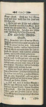 Die allerbeste Wissenschafft