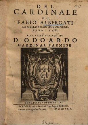 Del Cardinale : libri tre ...