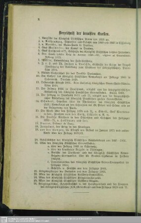 Verzeichniß der benutzten Quellen