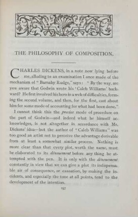The philosophy of composition