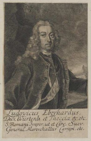 Bildnis des Ludovicus Eberhardus von Würtenberg