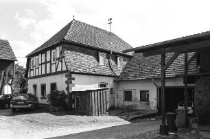 Zechenhaus (ehem. Zechenhaus, heute Wohnhaus, Bruchsteinmauerwerk); Frankenberg, Bei dem Zechenhaus