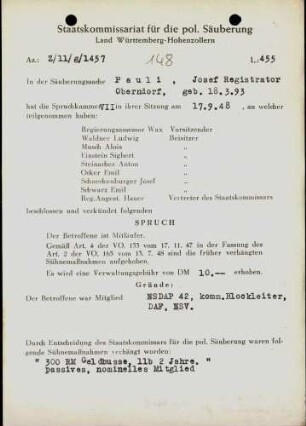 Pauli, Josef