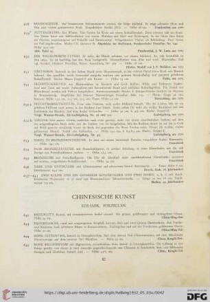 Chinesische Kunst (Nr. 642-679)