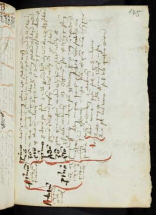 145r-146r Schemata zu verschiedenen grammatikalischen Begriffen