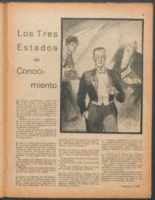 Los tres estados de conocimiento