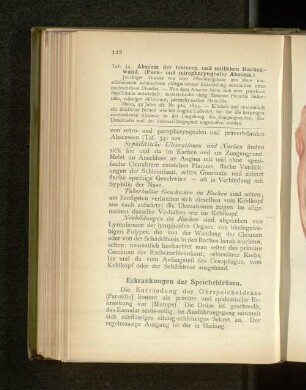 Erkrankungen der Speicheldrüsen.
