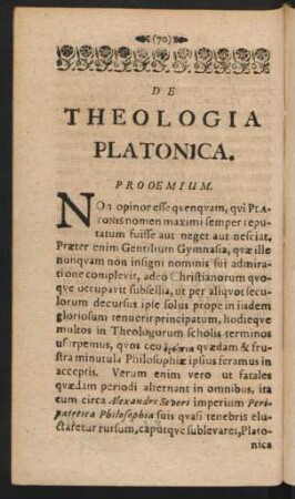 De Theologia Platonica.