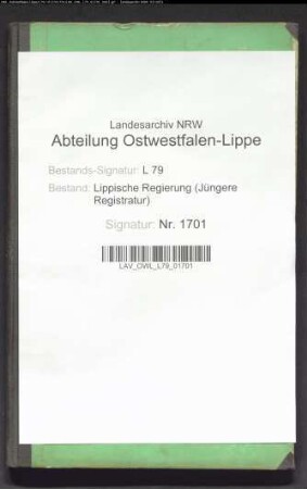 Rechnungen der Landkasse
