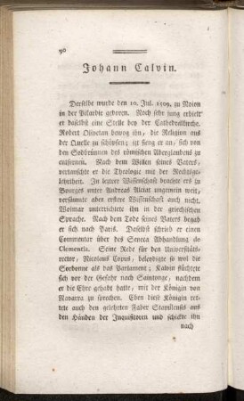 Johann Calvin.