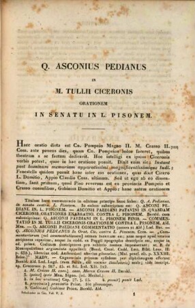 M. Tullii Ciceronis Opera quae supersunt omnia ac deperditorum fragmenta. 5. Scholiastae ; Pars altera