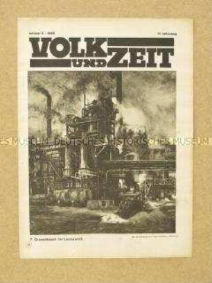 Sozialdemokratische Wochenzeitschrift "Volk und Zeit" u.a. über sozialdemokratische Kommunalpolitik