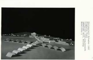 Flughafen Tegel, Berlin-Reinickendorf (Diplomarbeit bei Peter Poelzig): Modellfoto