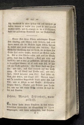 Fehler, Mangel. Fehlerhaft, mangelhaft.