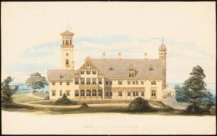 Villa am Wasser, Berlin (?): Ansicht Maßstabsleiste Fuß