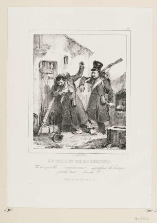 Le billet de Logement, Blatt 17 der Folge "Erinnerungen an die Armee im Norden"