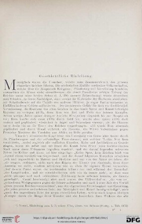 Geschichtliche Einleitung