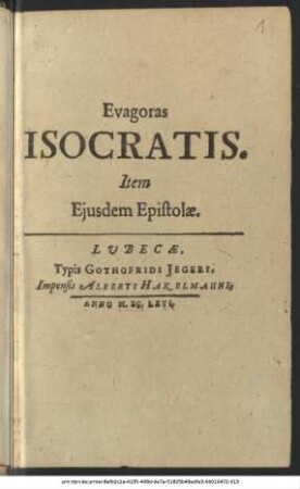 Evagoras Isocratis