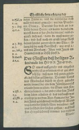 Der Stiffter deß heiligen Abendmals der Herr Jesus.