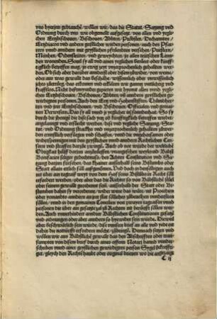 Reformation vnd Ordnnng durch Babstlicher heyligkeit Legaten [et ]c. Auffgericht zn Regenspurg, zu abstellung der mißbreüch, vnd erhaltung erbers wesens vnd wandels jn der geystlicheit