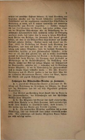 Numismatischer Anzeiger : Korrespondenzblatt des Münzforscher-Vereins. 1868, 1/10