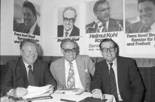 Nominierung von Handwerkskammerpräsident Rudolf Ruf als Direktkandidat der Karlsruher CDU für die Bundestagswahl am 5. Oktober 1980