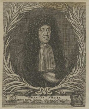 Bildnis des Iohannes Riemer