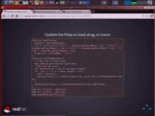 Postgis in the Open Cloud: Writing portable open Source mapping applications with LEAFLET and OPENSHIFT