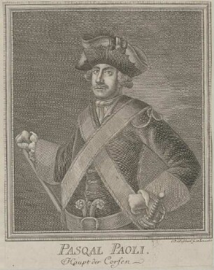 Bildnis des Pasqal Paoli