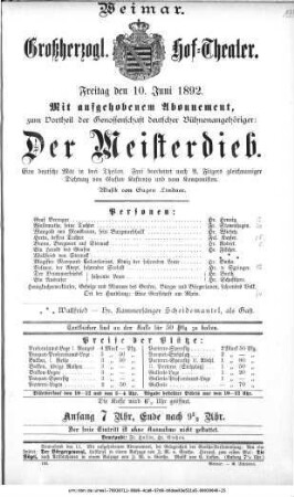 Der Meisterdieb