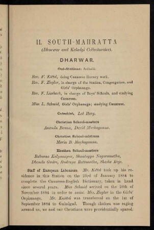 45-59, II. South-Mahratta (Dharwar and Kaladgi collectorates)