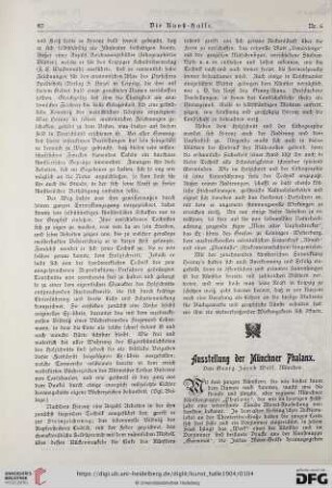 9: Ausstellung der Münchner Phalanx