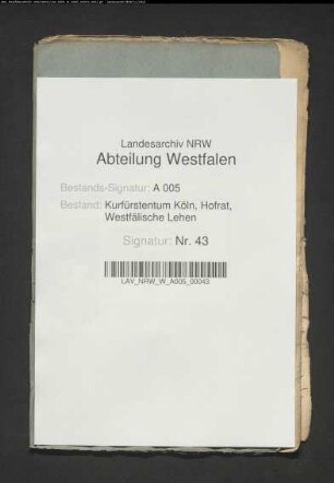 Protokoll der westfälischen Lehnskammer (S. 1-163)