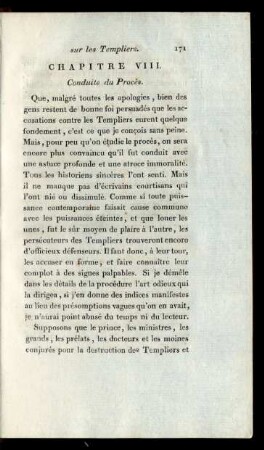 Chapitre VIII. Conduite du Procès.