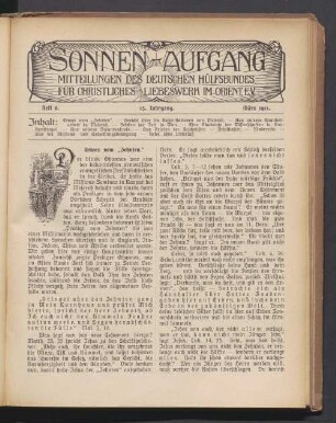 Heft 6. 13. Jahrgang. März 1911