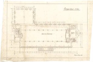 Hildebrand, Adolf von; München; Armeemuseum - Grundriss EG