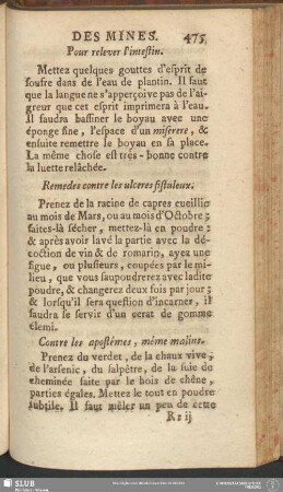 Remedes contre les ulceres fistuleux