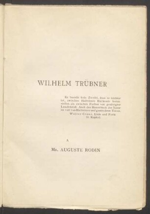 Wilhelm Trübner