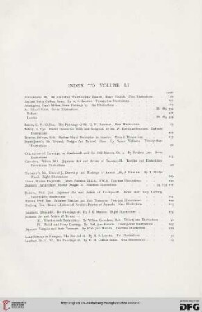 Index to volume LI