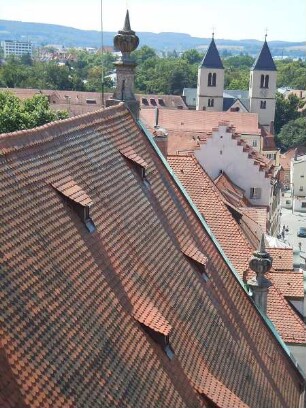 Regensburg - Dach der Dreieinigkeitskirche : Das Dach der Dreieinigkeitskirche. Aufgenommen am 16. Juli 2011 in Regensburg
