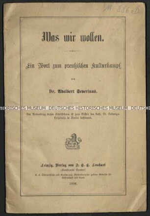 Abhandlung über den Kulturkampf zwischen dem Deutschen Reich und der Katholischen Kirche