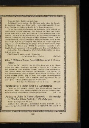 Rückzug der Russen in Richtung Czernowitz. - Sturmerfolge bei Mouchy, Ailles, Hurtebise; 1150 Gefangene.