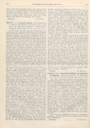 664 [Rezension] Lombard, Emile, Essai d’une classification des phénomènes de Glossolalie