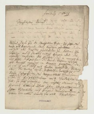 Brief von Ernst Hermann Joseph Münch an Joseph Heller