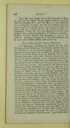 Das Königreich beider Sicilien