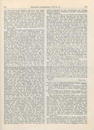 378-379 [Rezension] Rivière, Jean, Le dogme de la rédemption chez s. Augustin