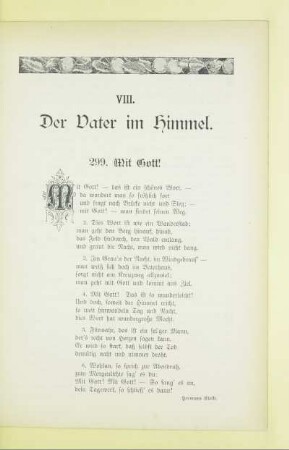 VIII. Der Vater im Himmel