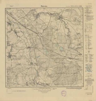 2062 (alte Nr.: 693) Boissin, Meßtischblatt (4cm - Karte)